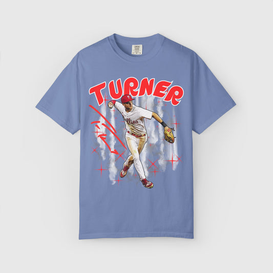 Trea Turner Signature Tee Product Pic Washed Denim