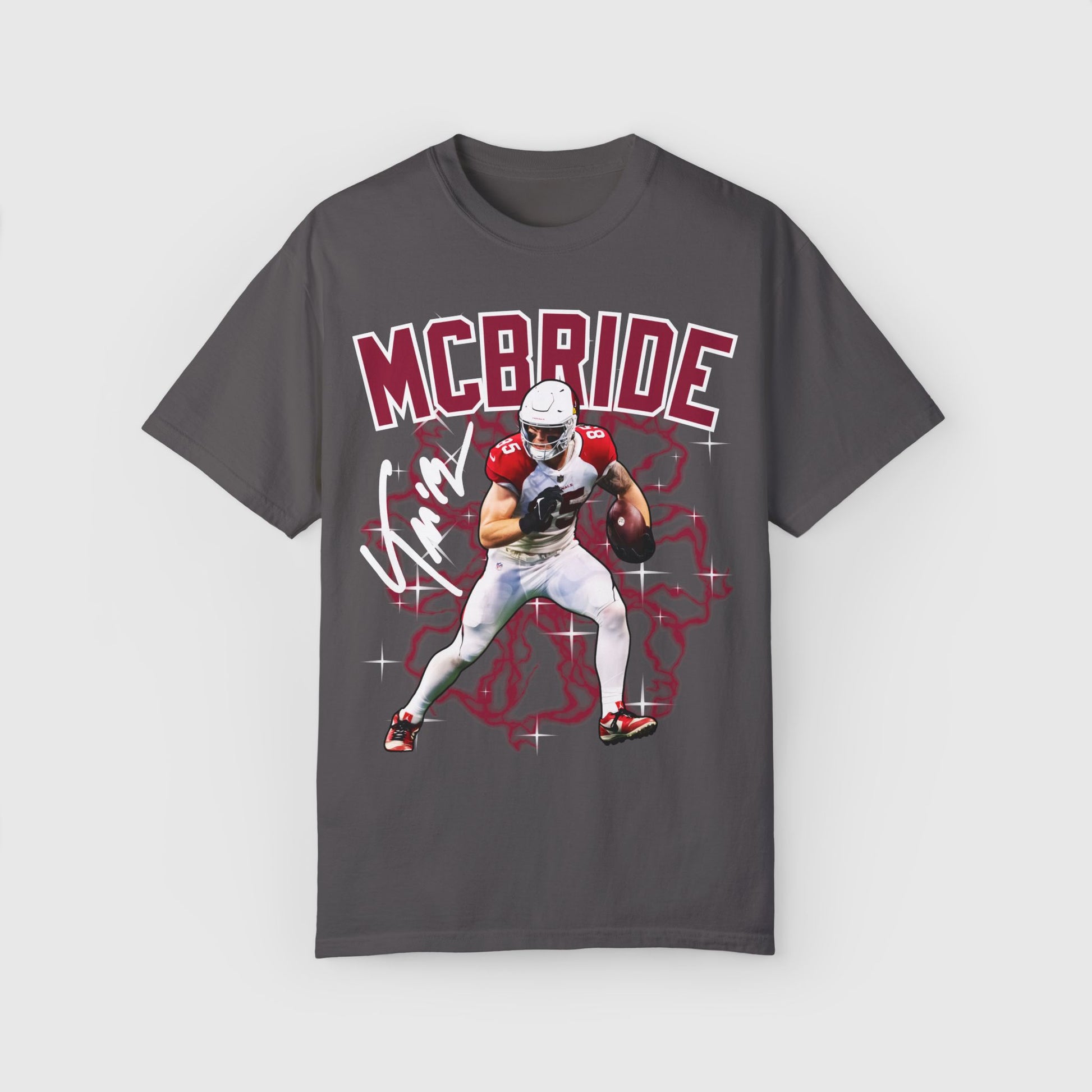 Trey McBride Signature Tee Product Pic Graphite
