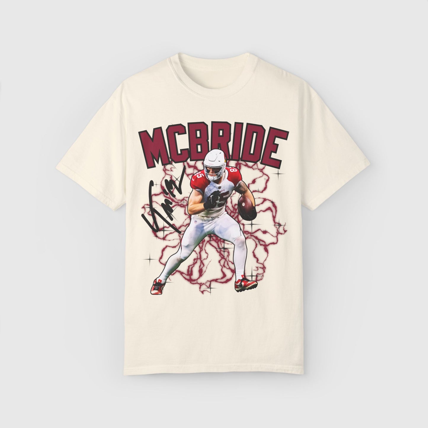 Trey McBride Signature Tee Product Pic Ivory