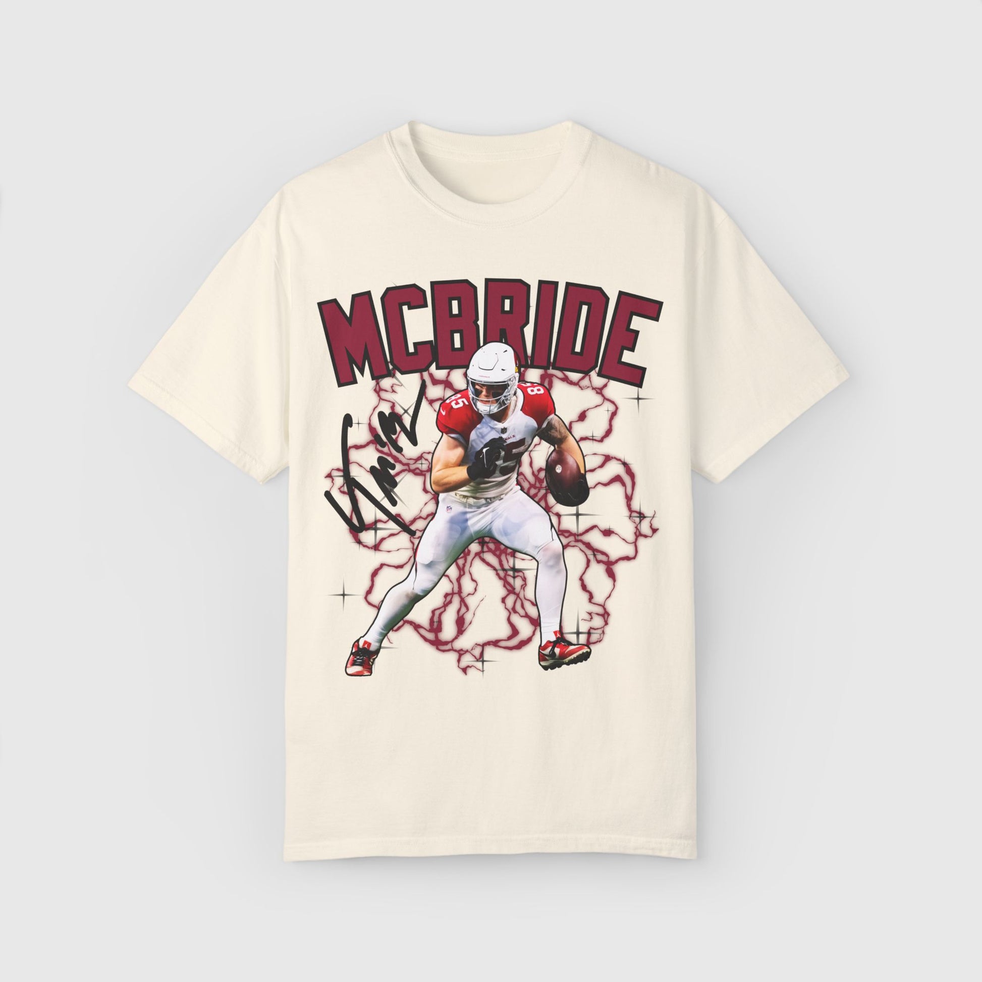 Trey McBride Signature Tee Product Pic Ivory