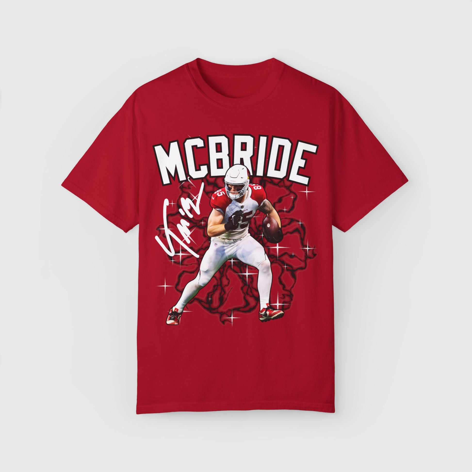 Trey McBride Signature Tee Product Pic Red