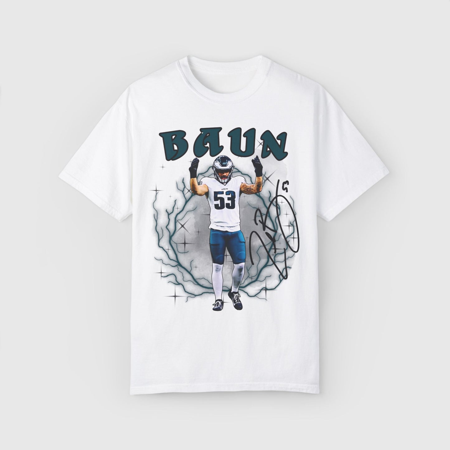 Zack Baun Signature Tee Product Pic White