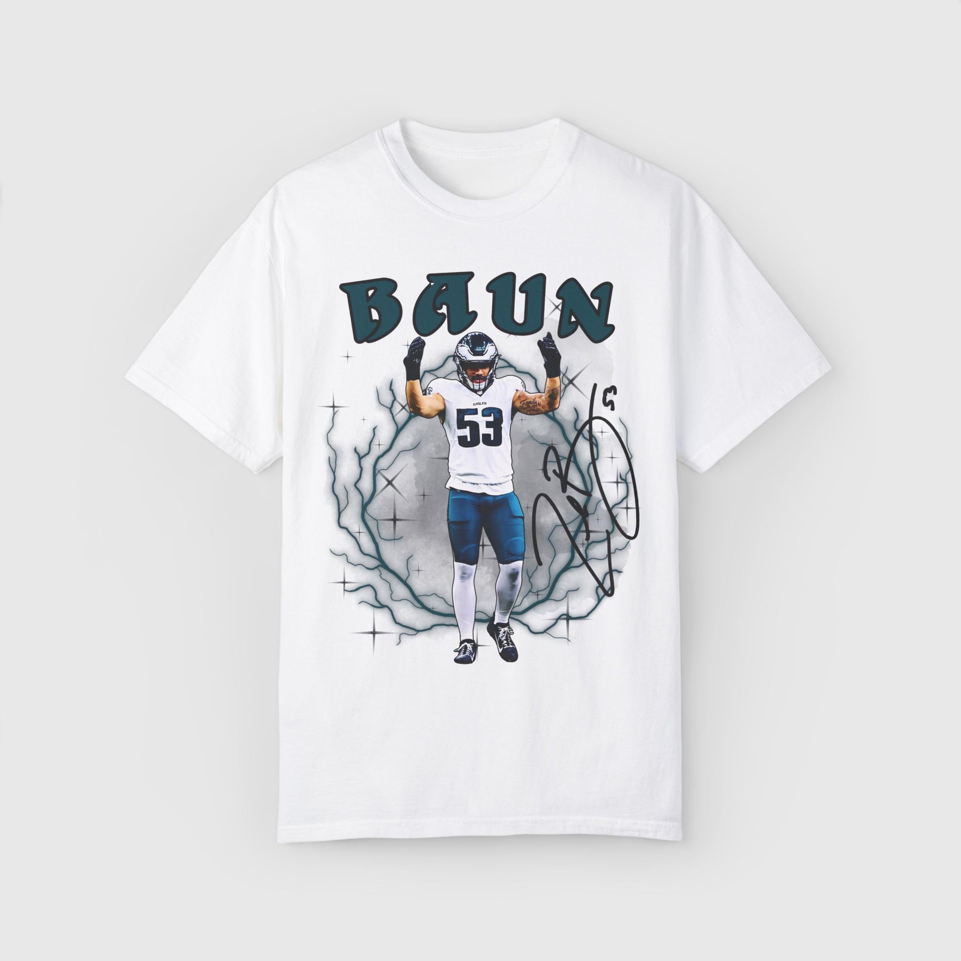 Zack Baun Signature Tee Product Pic White